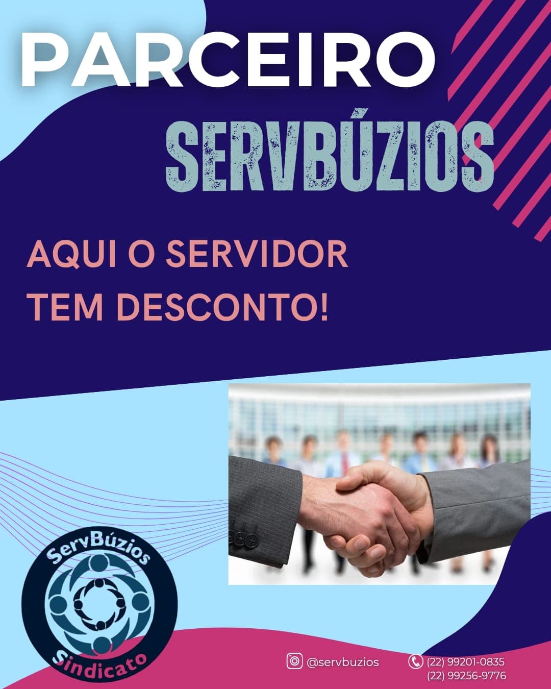 Parceiro ServBúzios - Aqui Servidor tem Desconto