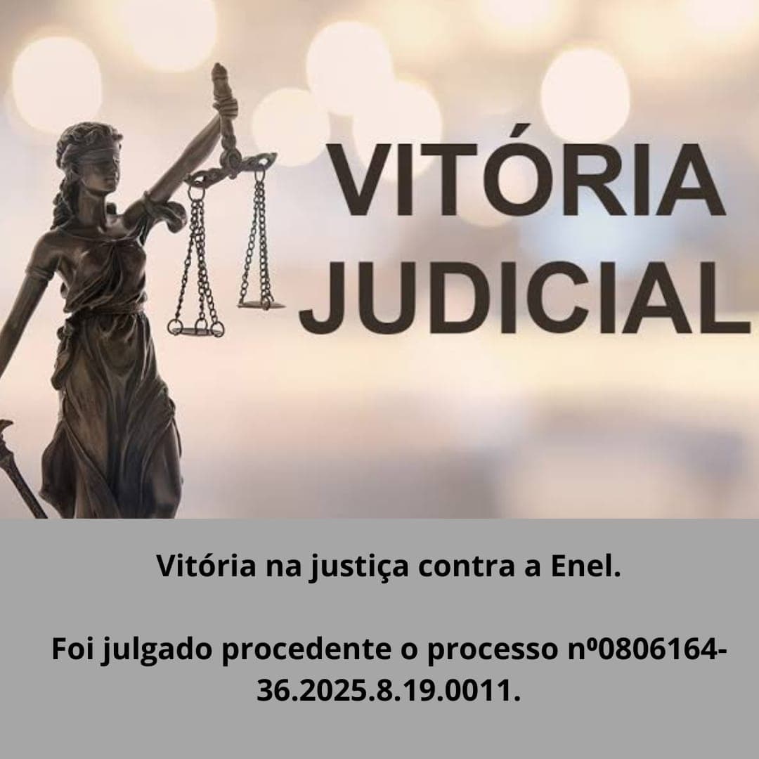 Vitória na justiça contra a Enel